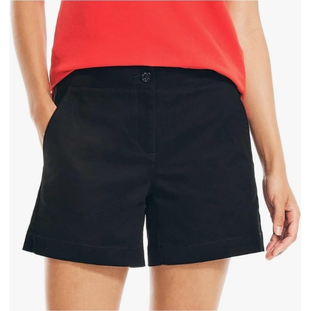 Nautica Jeans Black Shorts Casual Everyday Wear Size 6 NWT